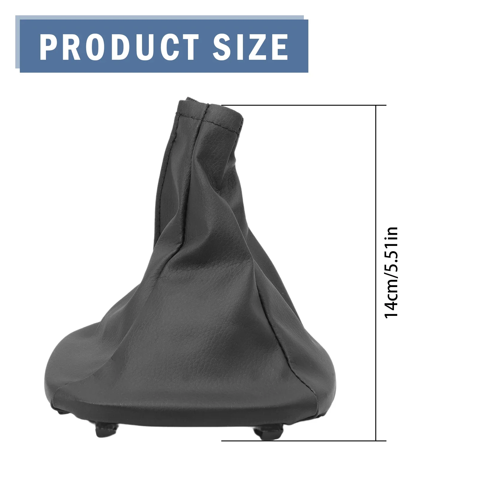 Car Leather Black Gear Lever Stick Gaitor Boot Cover 6930025-27-28 502942700 FOR Fiat Panda III 3 Model 312 and 319 Petrol 2012-