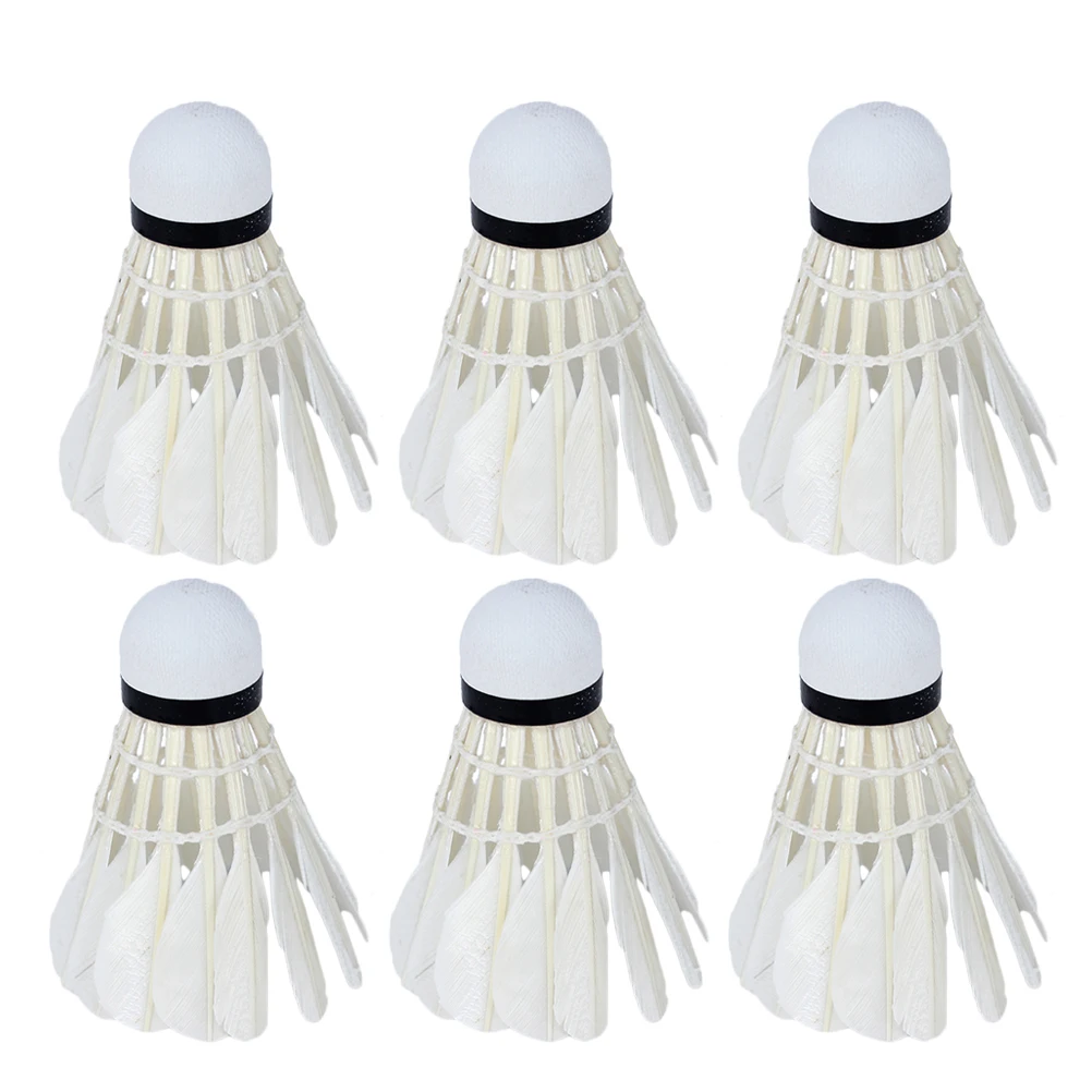 

12 PC Shuttlecock for Badminton Shuttlecocks School Flight Playing White Outdoor