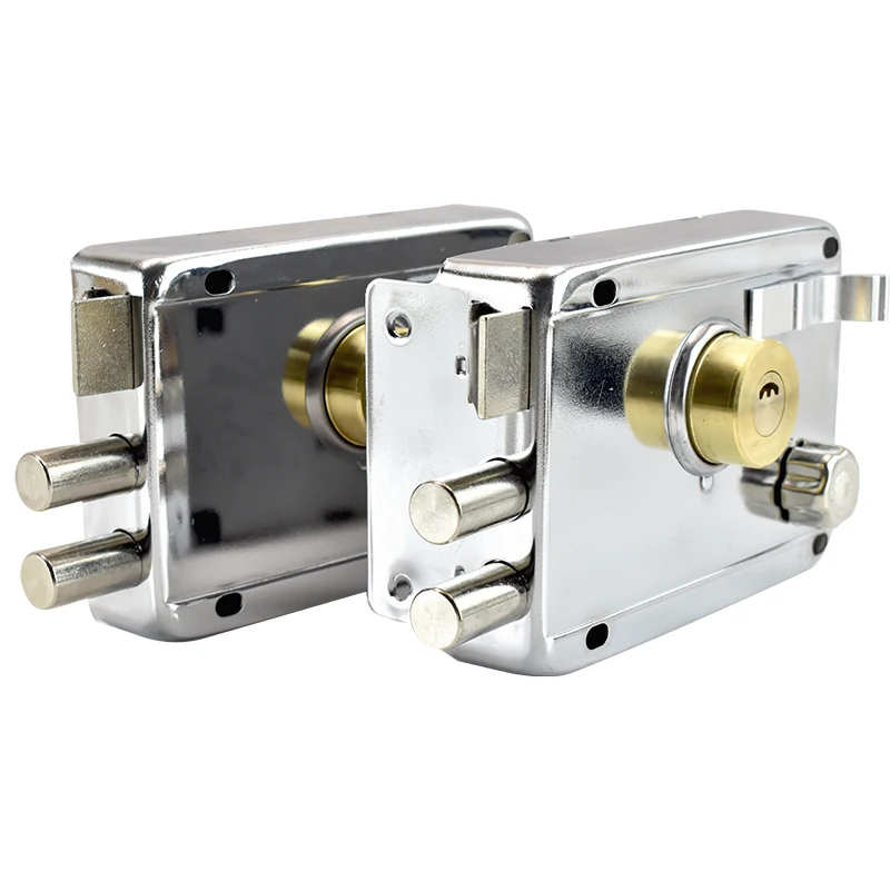 Universal Old Style External Anti-theft Door Lock for Indoor Room Wooden Door Household Entry Core Lock Hardware Accessories