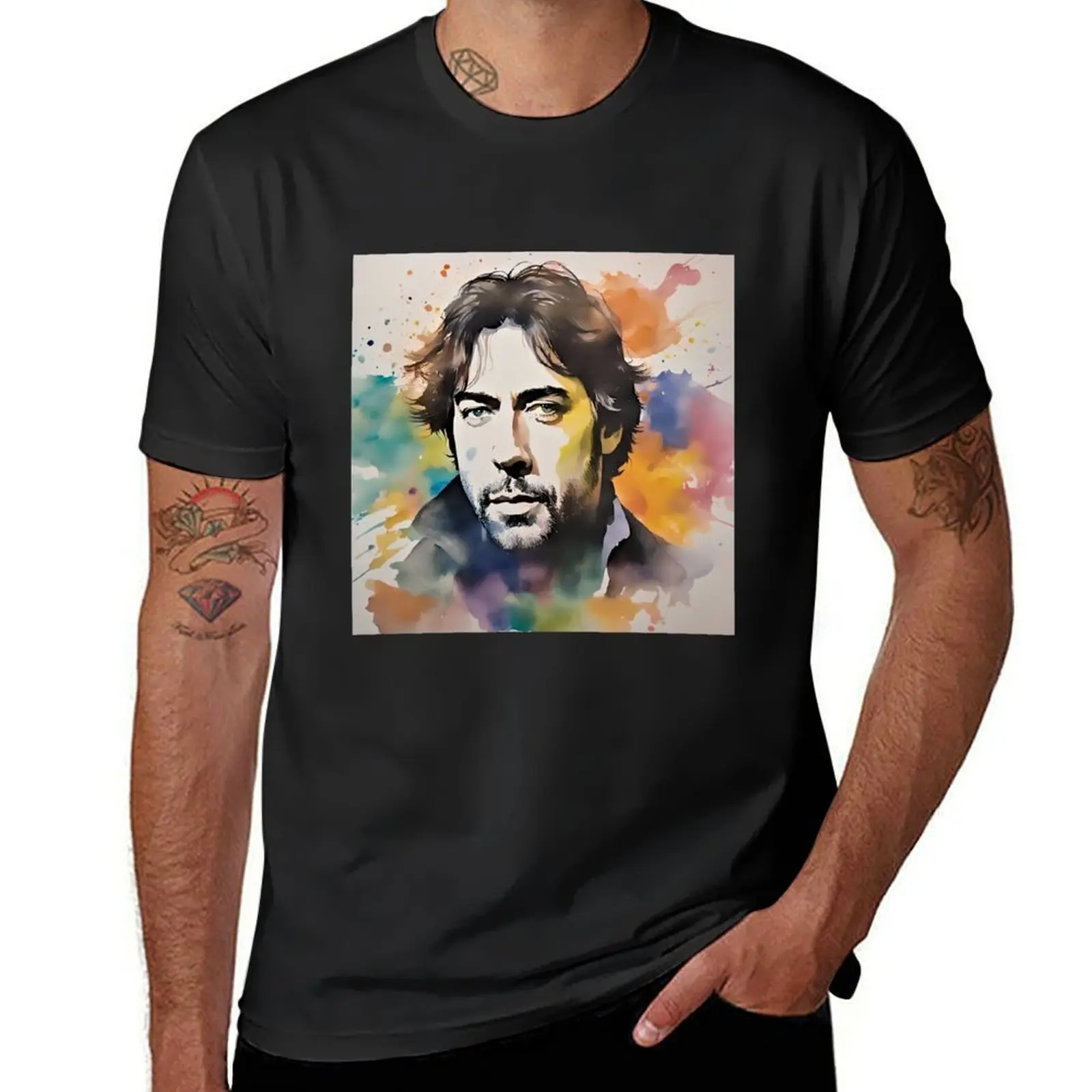 Do you like Javier Bardem T-shirt anime clothes quick-drying korean fashion mens champion t shirts