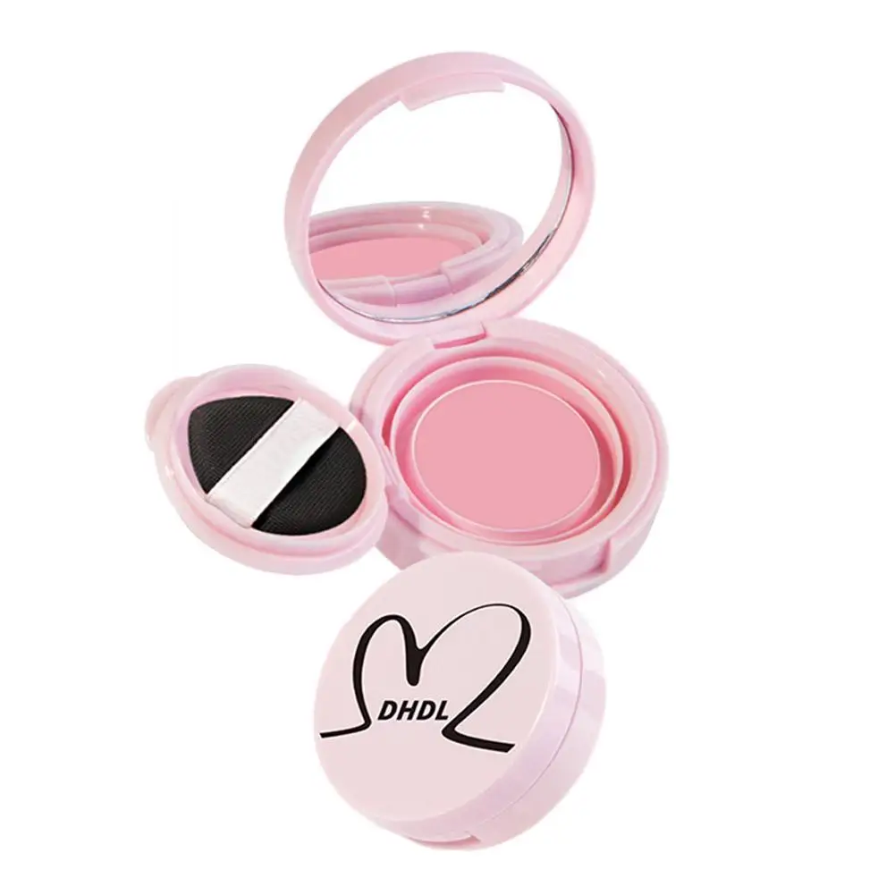 Long Lasting Air Cushion Blush, Face Blush, Creme Natural, Maquiagem, Hidratante, Lama, O1e6