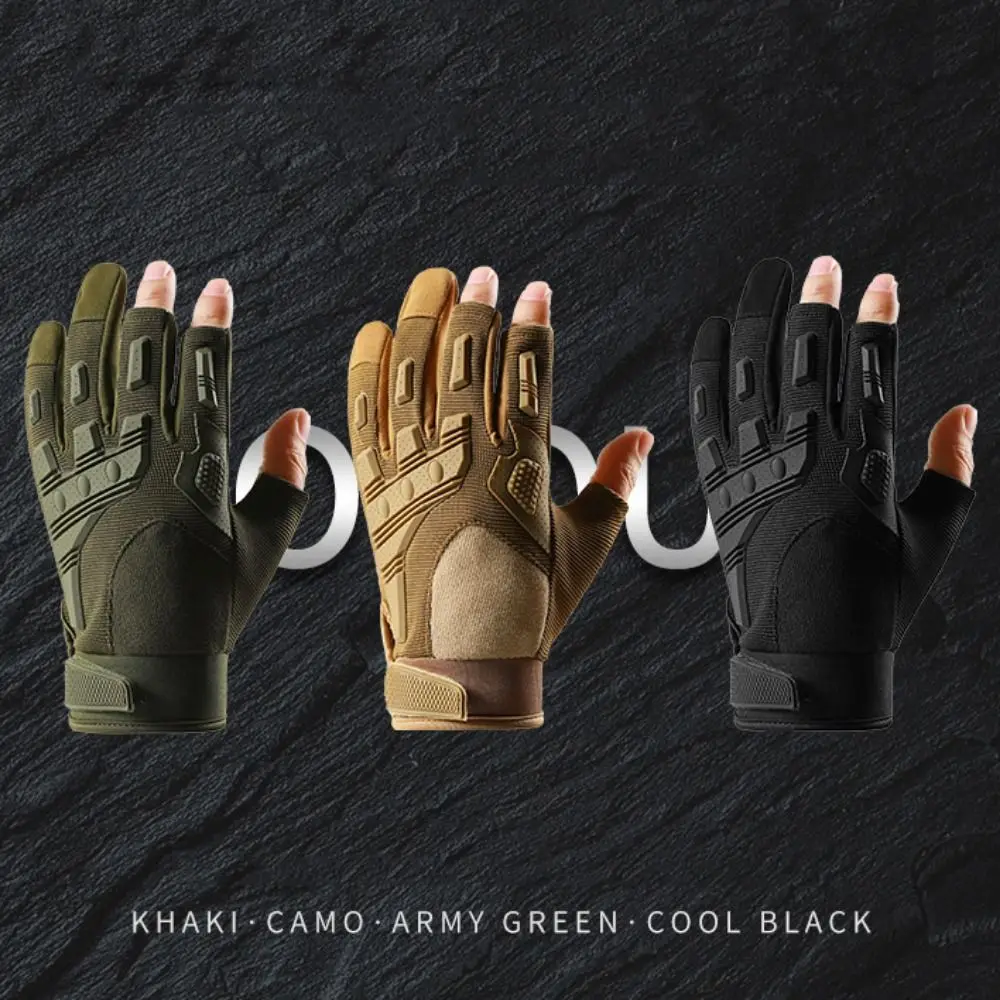AliExpress NONE All-Purpose Tactical Half Finger Gloves - Non-Slip & Padded, The Must-Have for Cycling, Fitness and Everyday Tasks