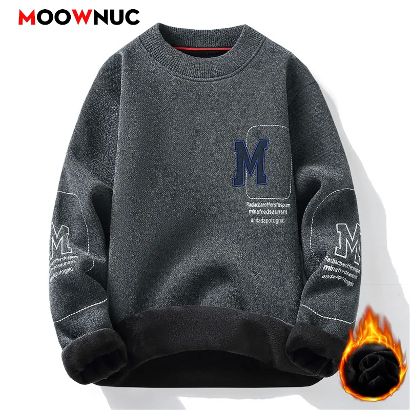 

Sweater For Men Men's Clothing Men's Sweat-shirt Spring Pullovers Casual Streetwear Knit Autumn Fashion Hombre Warm Solid Male