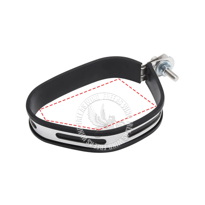 High Quality Yoshimura R77 Exhaust Muffler Pipe Fixing Clip Carbon Fiber Fixed Clamp Stainless Steel Fixed Ring With Bolt ＆ Nut - Image 4