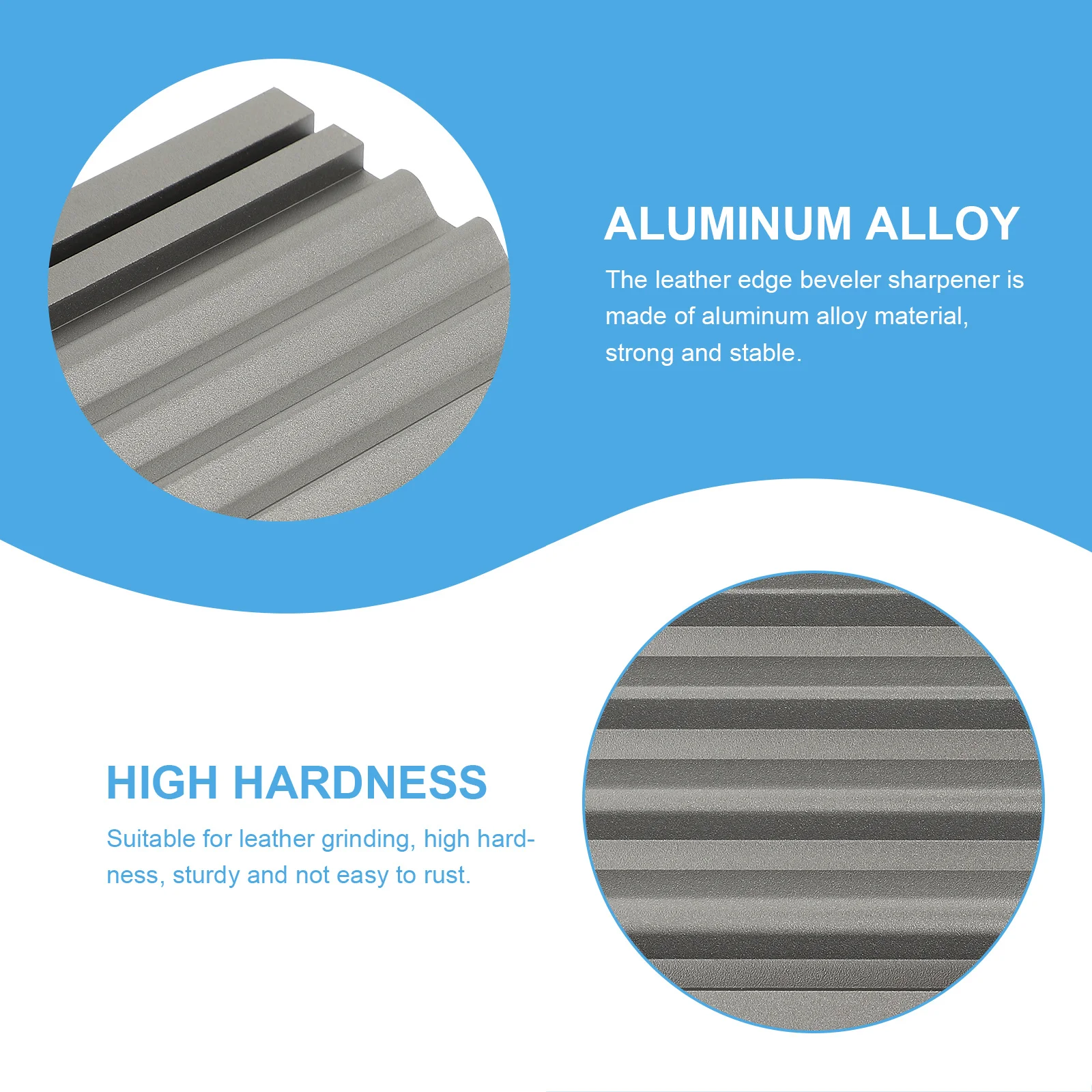 

Aluminum Alloy Edge Beveler Sharpener 9-Slot Multi Groove Sandpaper Holder For Craft Grinding Tool Diy Skiving