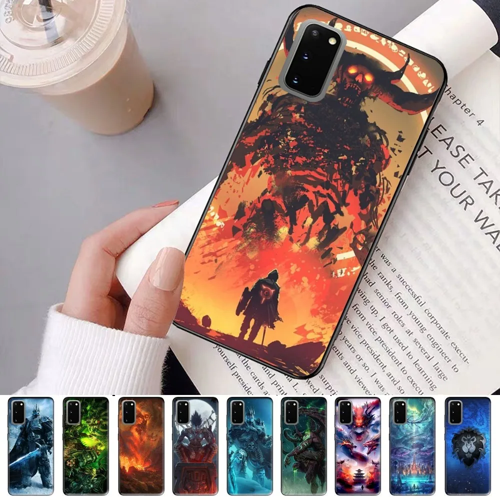 W-World Of W-Warcraft W-Wow Phone Case For Samsung S 9 10 20 21 22 23 30 23plus lite Ultra FE S10lite Fundas