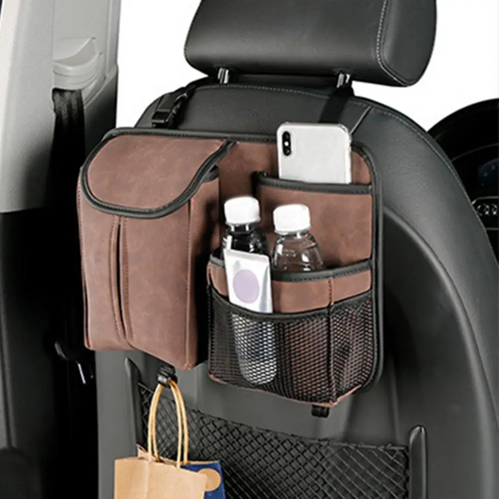 Backseat Storage Bag Washable Car Storage Bag Universal Space Saving  Good Car Interior Cosmetic Car Seat Storage Bag