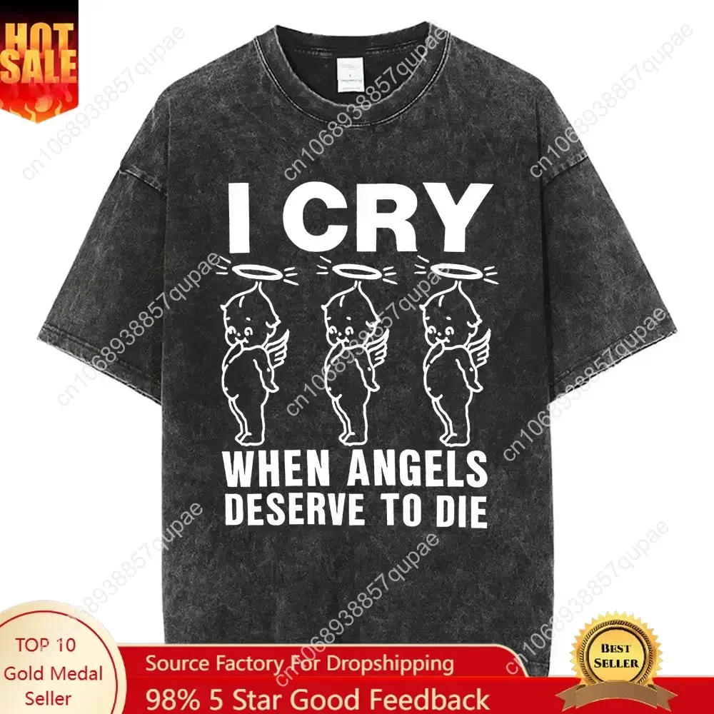 Washed Vintage System of A Down Toxicity Chop Suey I Cry When Angels Deserve To Die Tshirt Mens Rock Alternative Metal T-shirts