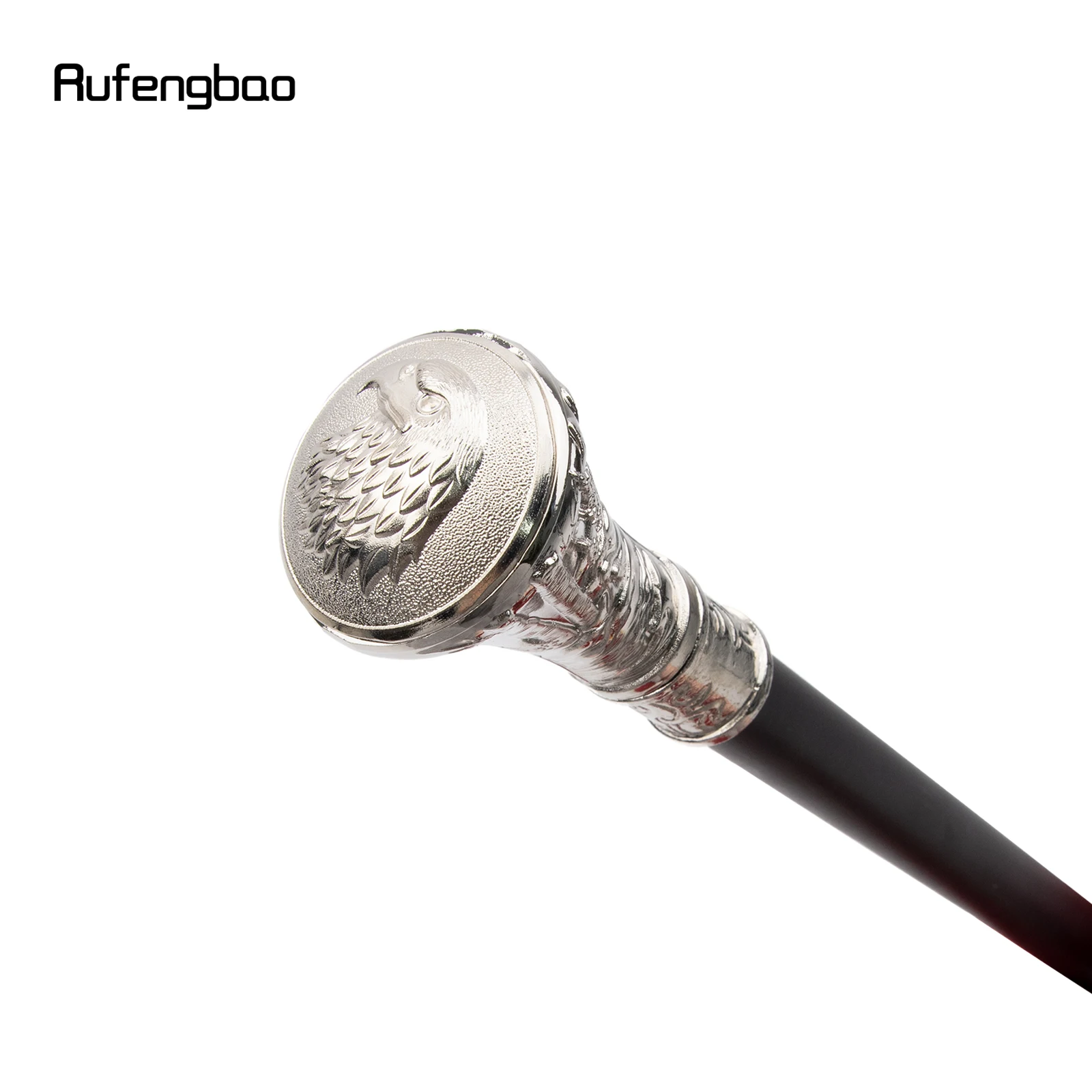 Weißer Adler Habicht Kopf Totem Relief Gehstock Mode Gehstock Gentleman Crosier Knopf Gehstock 93cm