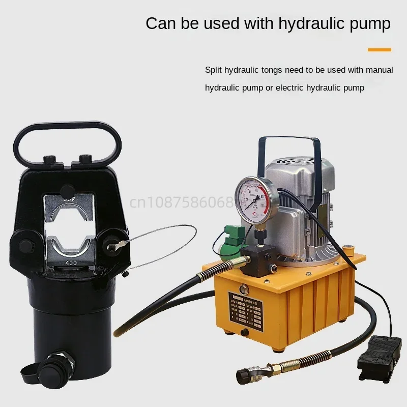 Electric Hydraulic Clamp 6-300 Split Hydraulic Cable Wire Crimper Co-300c Press Machine Pull Wire Copper Aluminum Nose