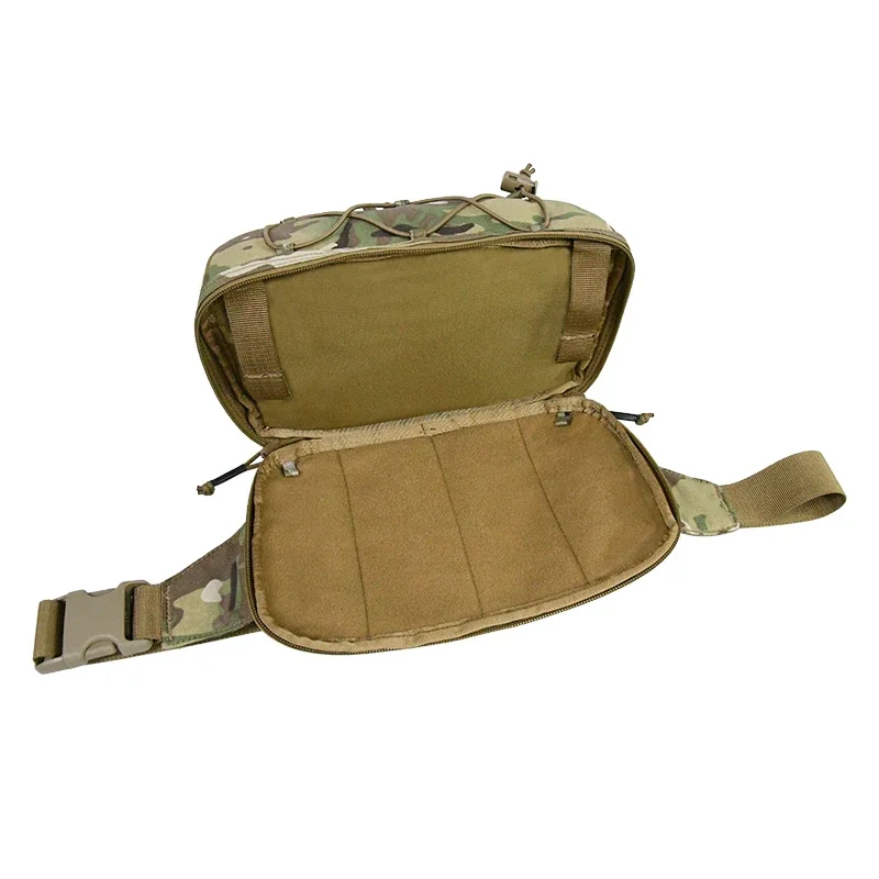 전술 CCW 패니 백 숨겨진 운반 패니 팩(조절 가능한 허리 벨트 포함) 전술 허리 가방 권총 파우치
