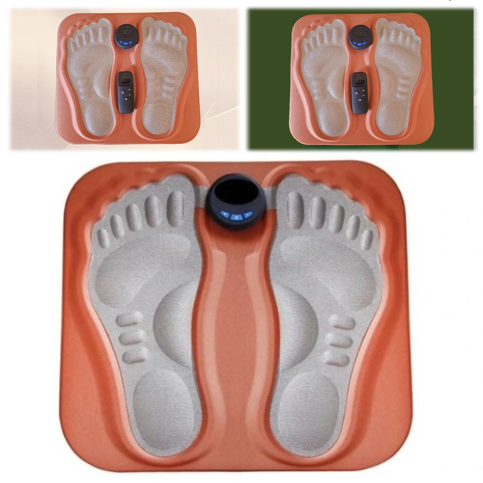 جهاز تدليك القدم ثلاثي الأبعاد مع 6 أوضاع محمول قابل لإعادة الشحن محفز العضلات مدلك قدم كهربائي للمنزل والسفر أرجل الكاحلين #5