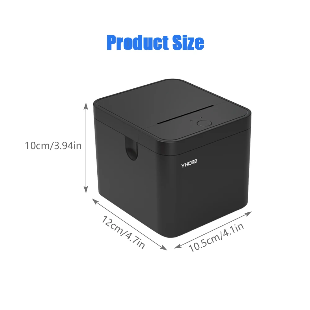 Картина 7: YHD-58E Термопринтер чеков 58 мм, термоинтерфейс чеков USB/USB+BT для Windows/Android/iOS/Linux/Mac