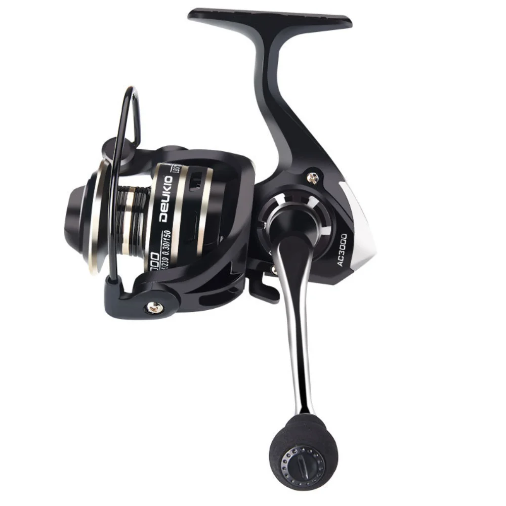 

Fishing Reel 2000-7000 Series Ball Handle 5.2:1 High-speed Rotating Reel Metal Spool Reel