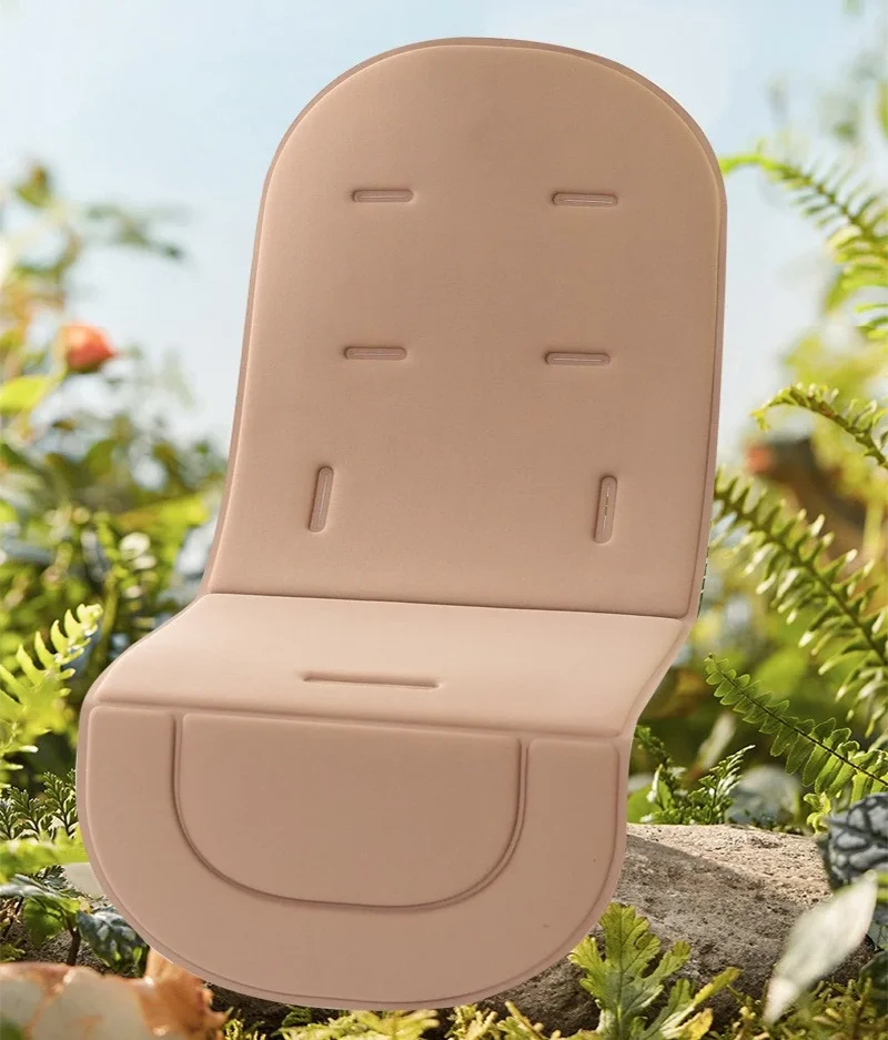 Baby Stroller Seat Cushion Simple Solid Color Newborn Pushchair Mat Safety Protection Pad Car Mattress Infant Accessories New