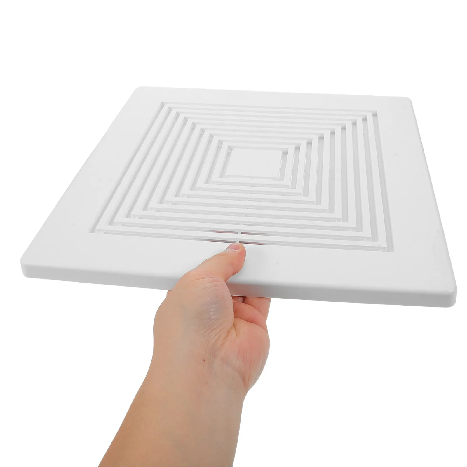 

1 шт. Квадратная решетка для вентилятора в ванную комнату, 12x12 дюймов, белая, универсальная, для замены потолочного вентилятора в душевой/туалете