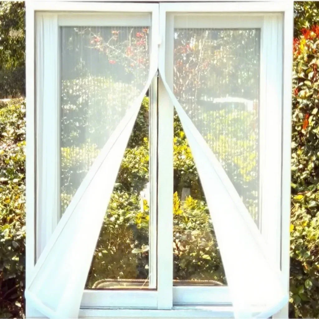 Anti-mosquito Screen Household Velcro Self-installed Self-adhesive Simple Invisible Magnetic No-punch Window Screen Curtain