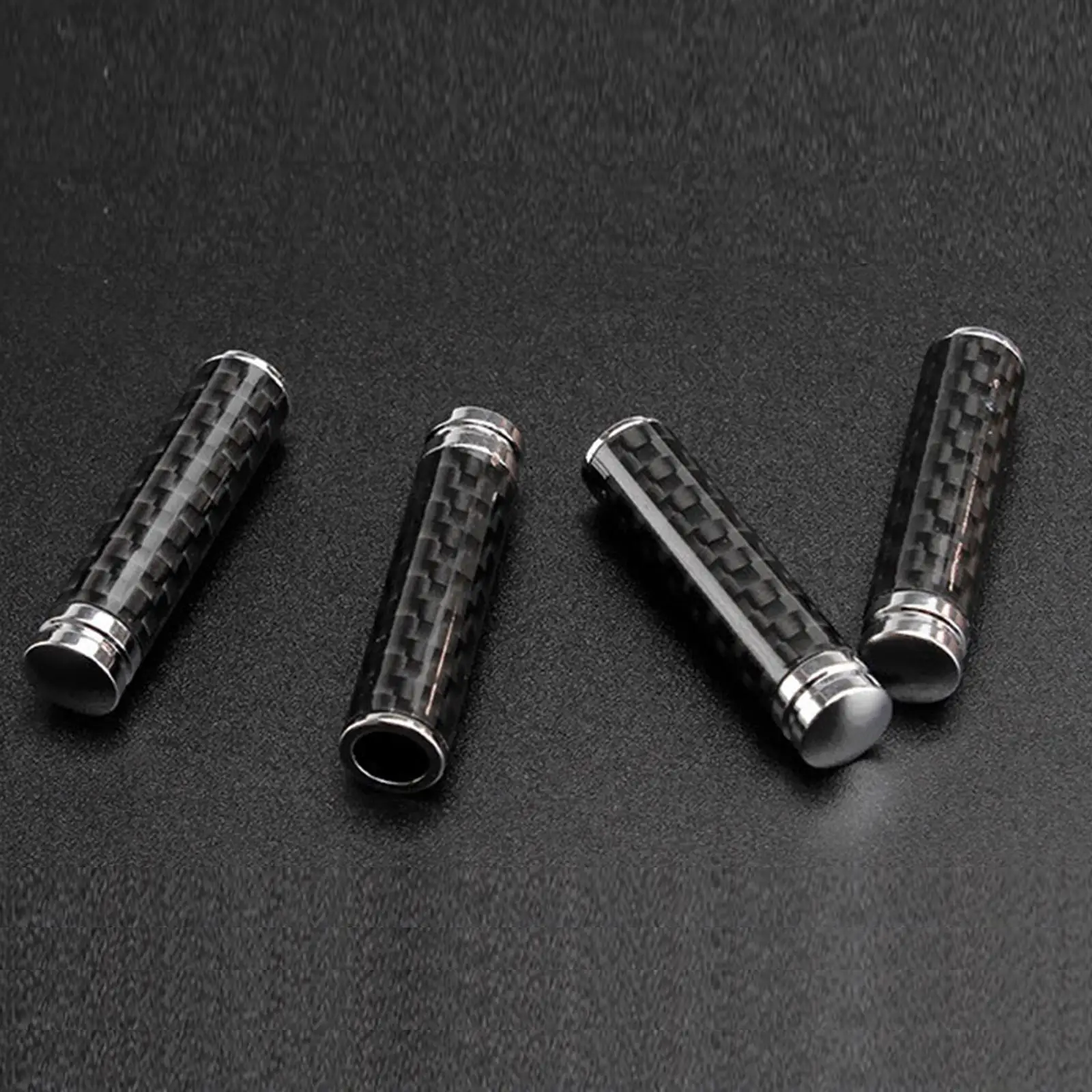 

4 Pieces Car Door Lock Knobs Decorative Cover for Car Rod Bolt for Auto