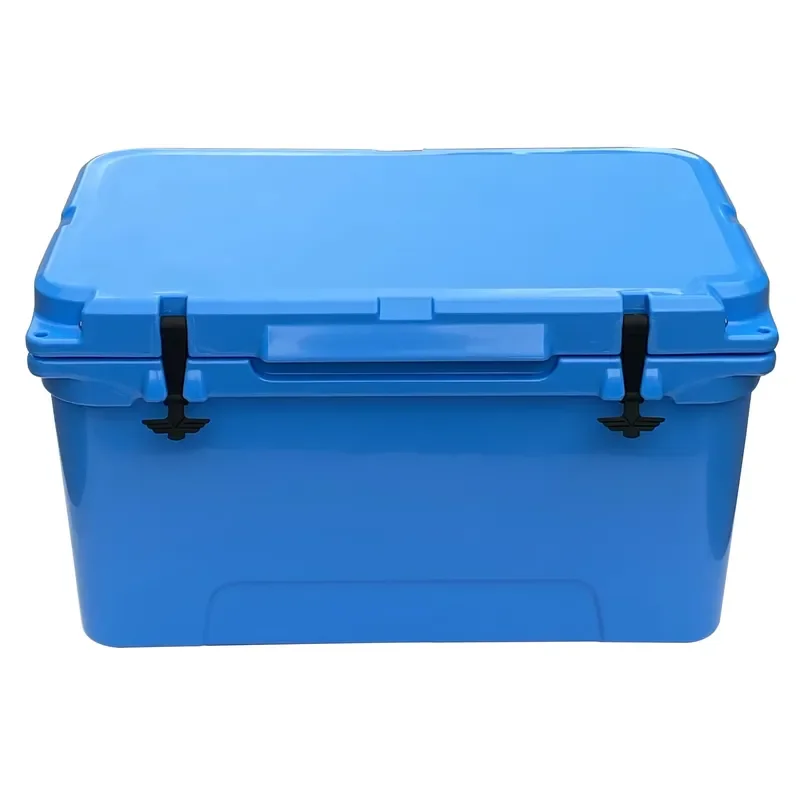 65QT Rotomolded Thermal Compressor Fishing Cooler Box Solar Panel Portable Commercial Ice Chest for Cans Camping Sea Fishing