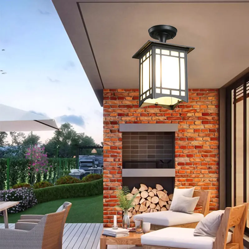 Energy Efficient Outdoor Waterproof Ceiling Light for Courtyard Garden Balcony Corridor Pavilion Terrace - Lighting Solution view 2