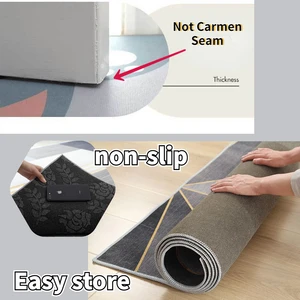 سجادة عداء القاعة الذهبية الفاخرة ، غير قابلة للانزلاق ، عداء قابل للغسل ، حصيرة درج ، عداء خارجي ، سجادة طويلة ، قابلة للتخصيص أعلى 8 خطوات سجاد درج المبيعات - No7