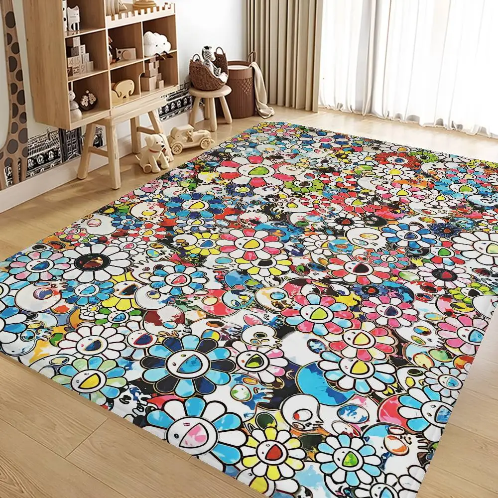 Takashi Murakami Flower Tapis -AliExpress