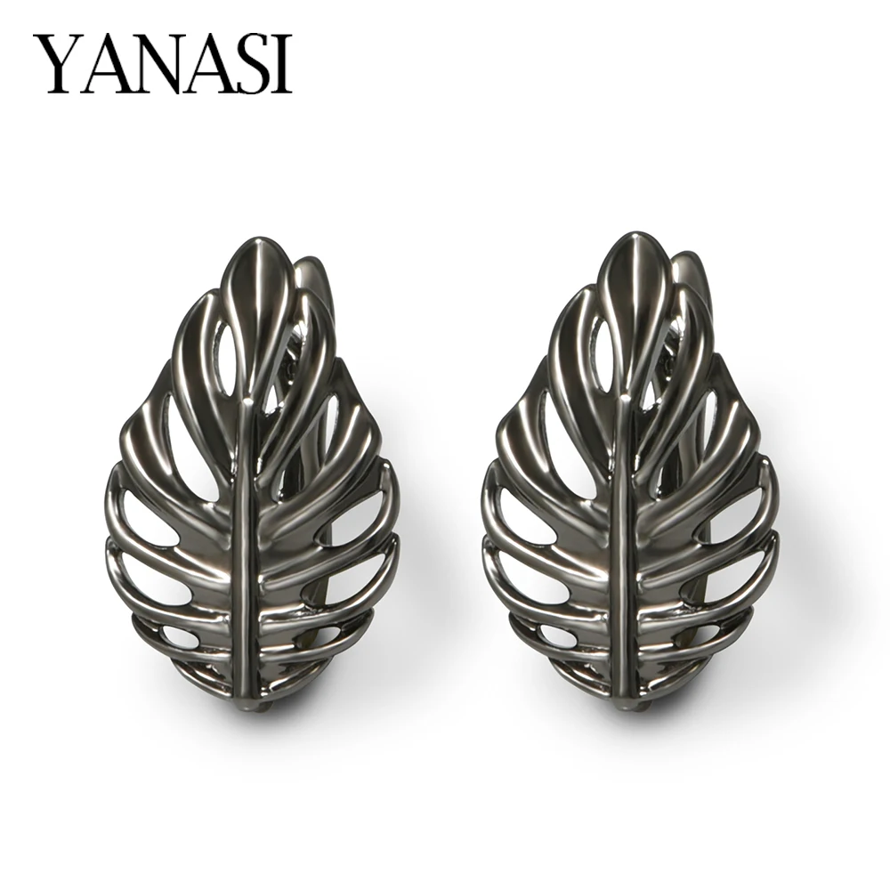 1Pair 5 Colors DIY 18K Gold Plated Brass Leaf Earwires Earring Hooks Clasps Jewelry Making Supplies Anti-Allergy Findings