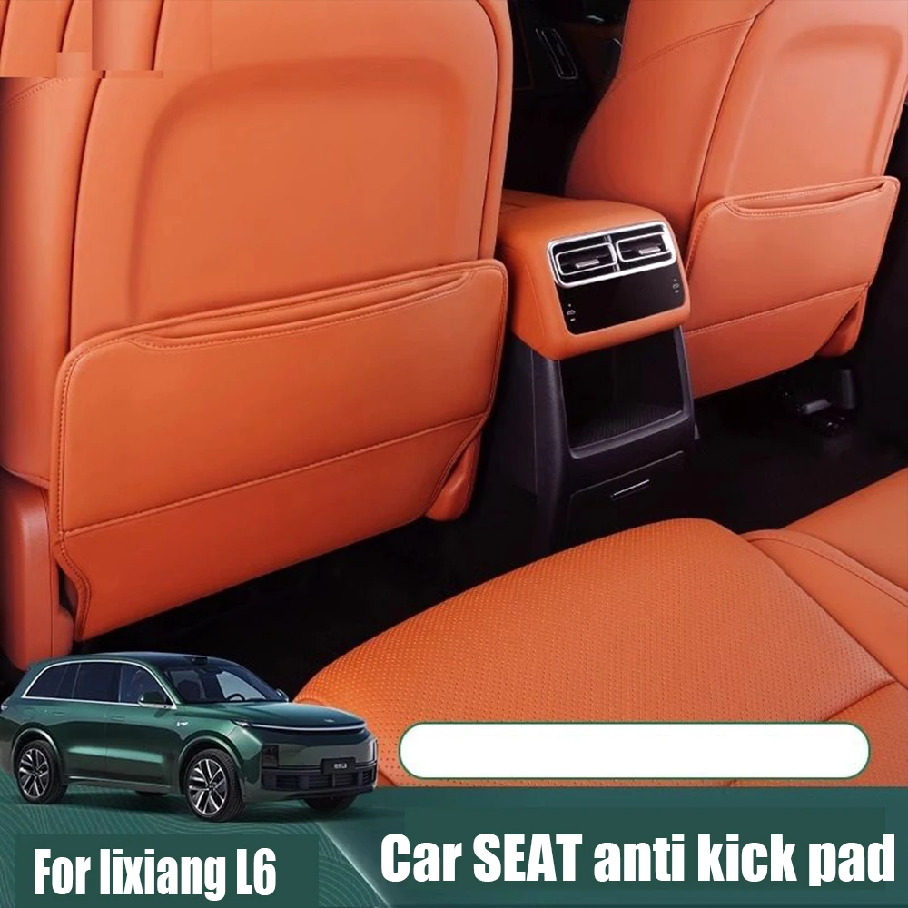 

For Li Lixiang L6 2024 Car Styling Rear Seat Anti Kick Pad Second Row Seat Back Anti Dirty Mat Auto Modified Accessories