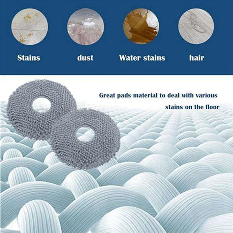 ABVI-25PCS Brush HEPA Filter Mop Cloth Dust Bag For Roborock QV 35A/QV 35S/QR 798/QR 598 Vacuum Cleaner Accessories Kit