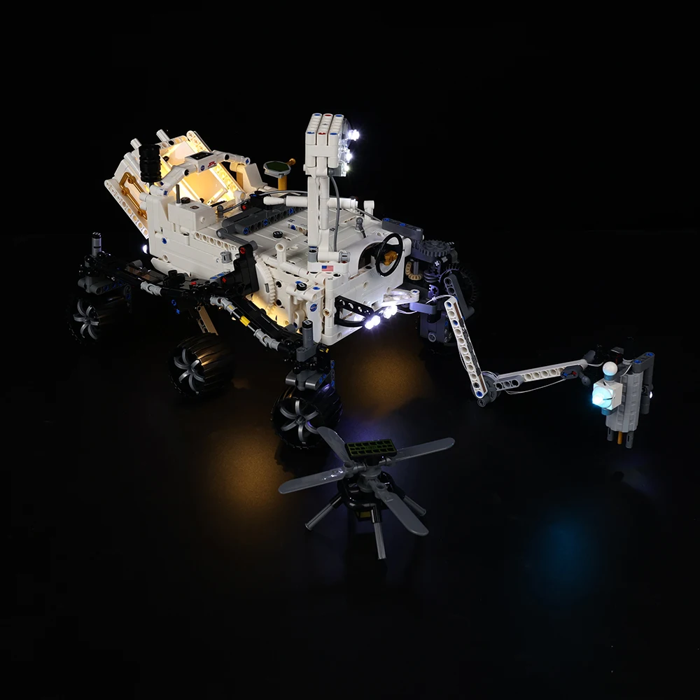 Led Light Kit For 42158 NASA Mars Rover Perseverance (Not Included Building Blocks)