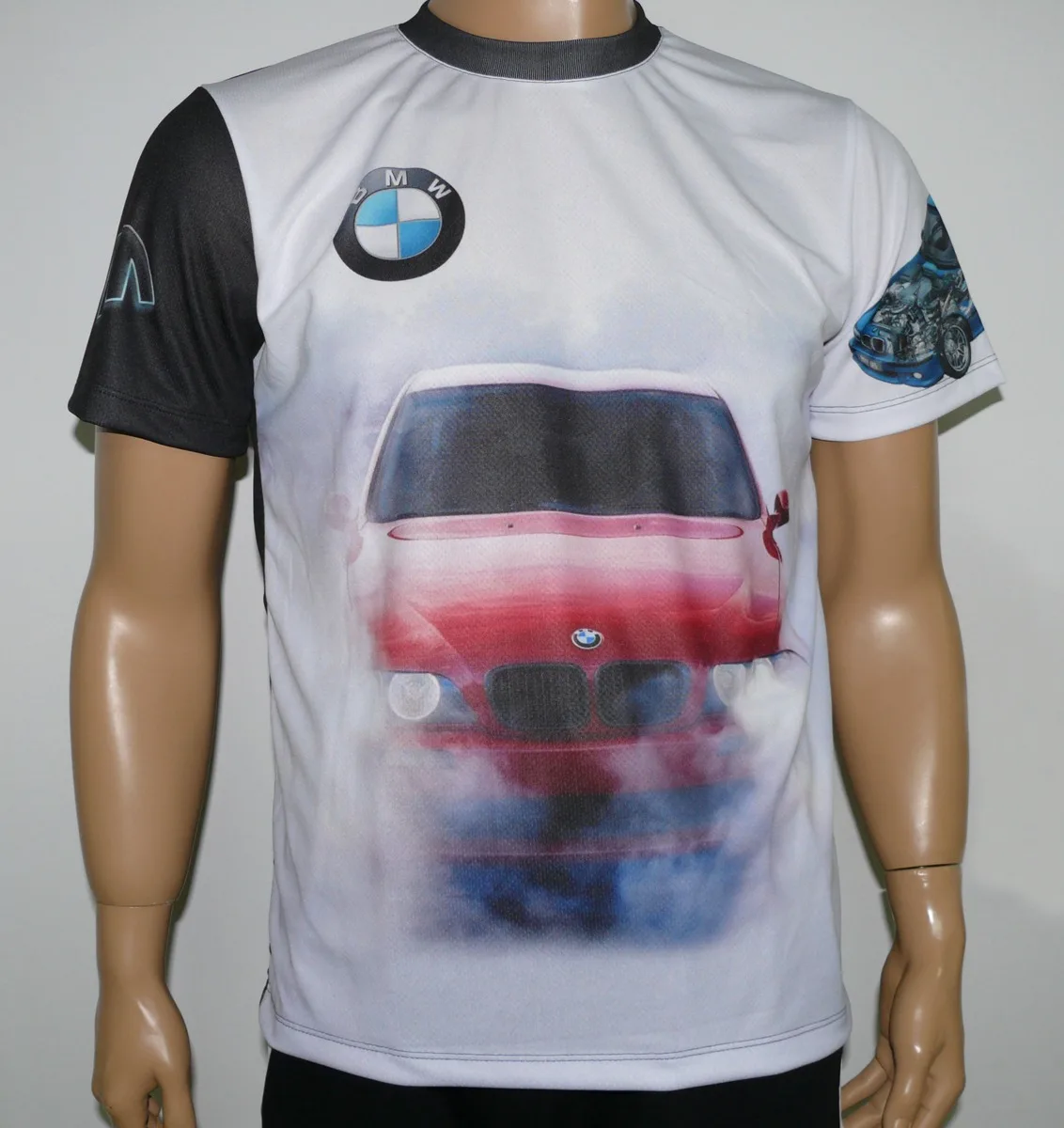 

2025 summer new BMW motorcycle racing breathable quick-drying men's T-shirt comfortable casual sweat-absorbing short sleeves Y2K