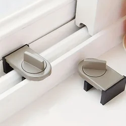 2PCS Baby Child Safety Sliding Sash Stopper Cabinet Lock Straps Door Kids Security Anti-theft Lock Window Sliding Doors Lock