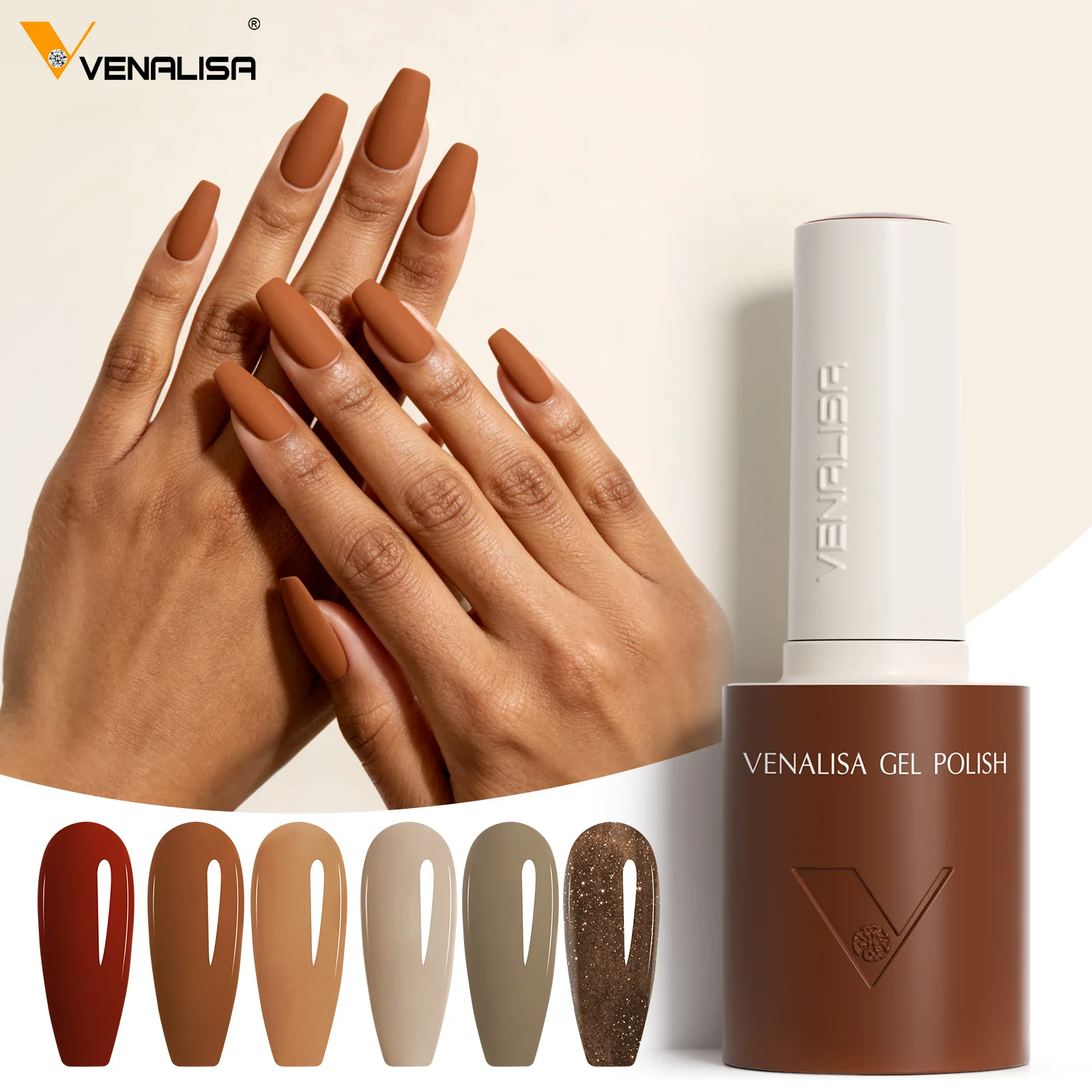 V7 1Set VENALISA Winter-Herbst-Kollektion Komplettset 10ml HEMA-frei TPO-frei Veganes Nagelgel-Farbsortiment Markenkoffer – Detail 7