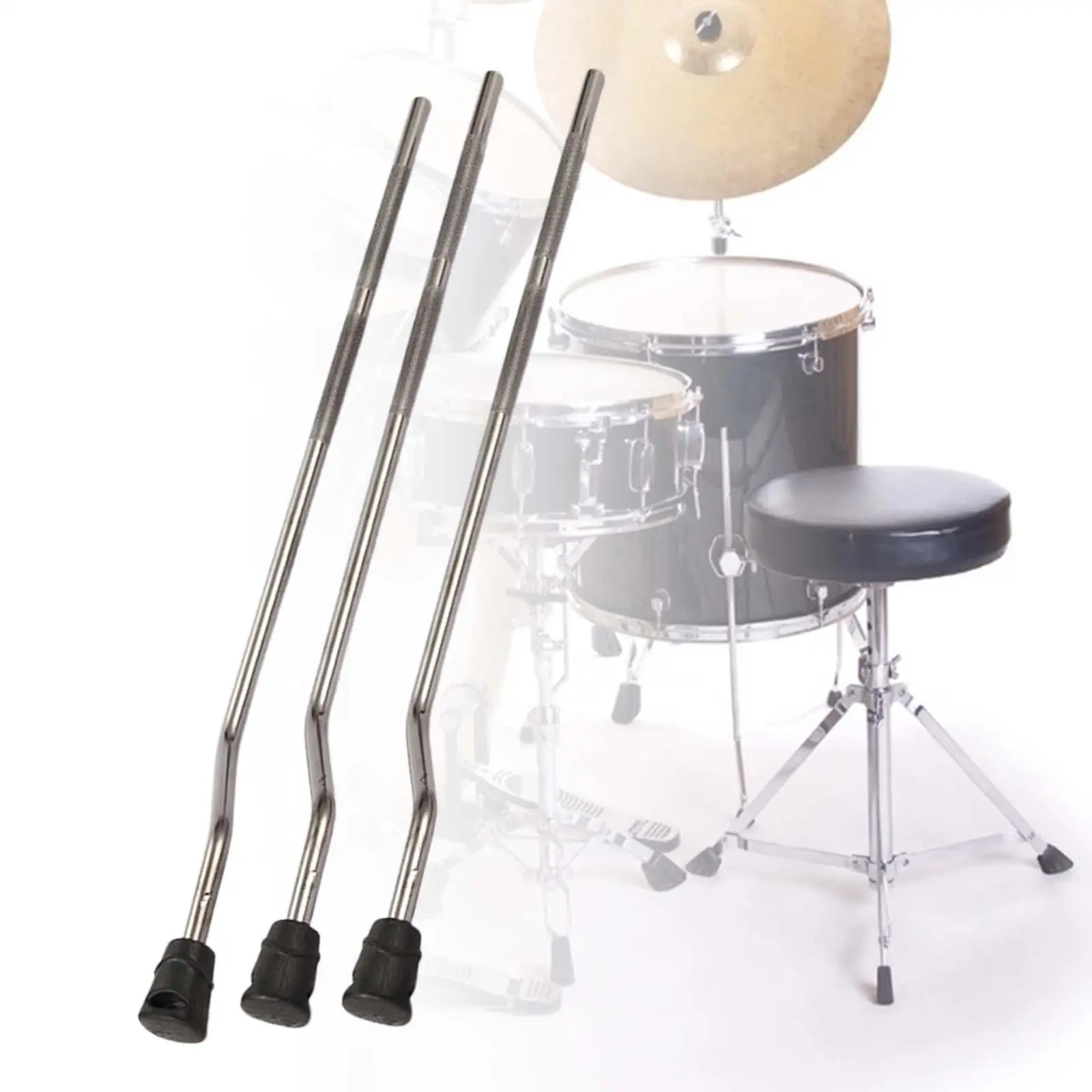 

3Pcs Metal Leg for Drum Drum Leg Replacement,Floor Tom Feet,Anti Slip Professional Stable Floor Tom Legs Drum Support Feet