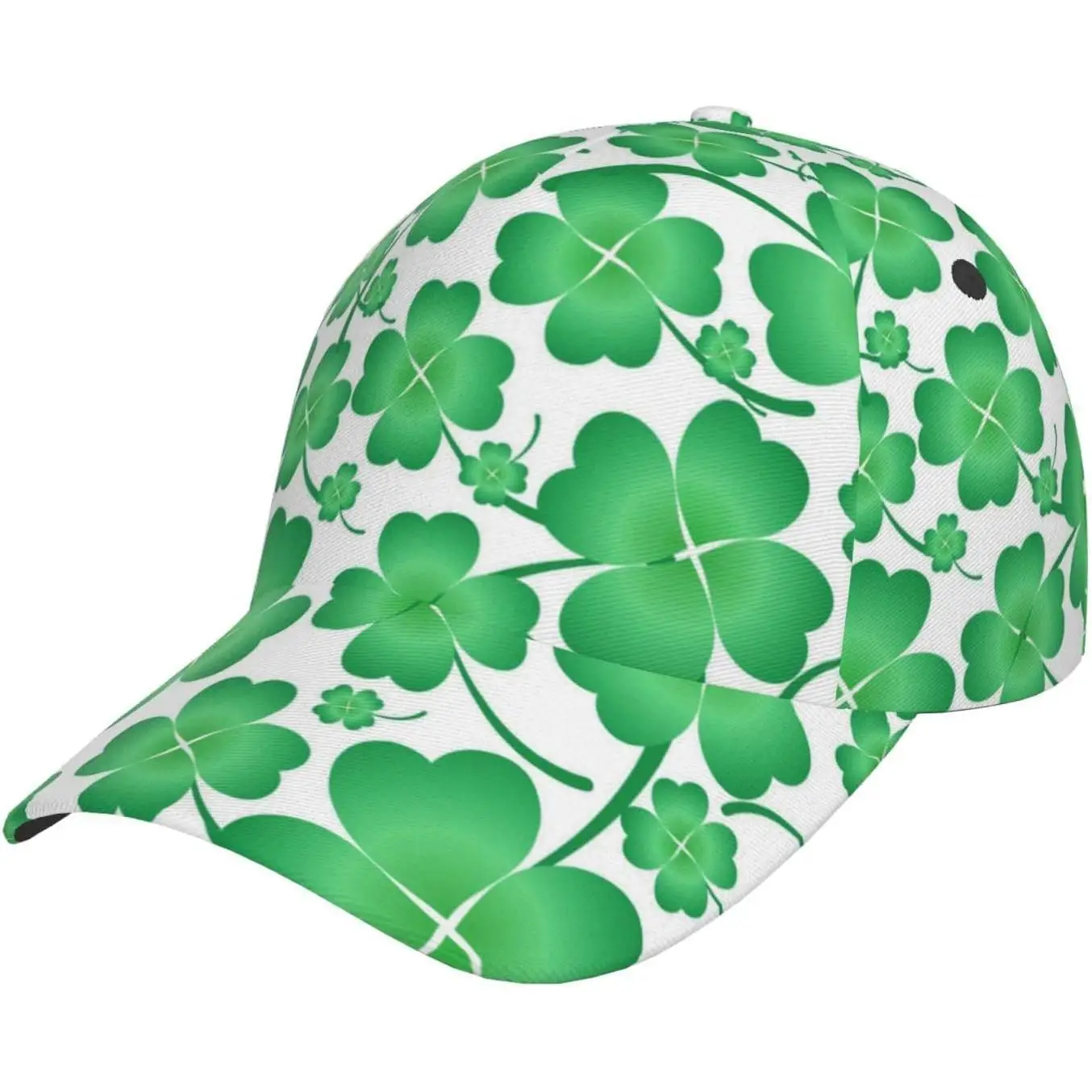 

Винтажная бейсболка с ирландским клевером, зеленая бейсболка ко Дню Святого Патрика, регулируемая кепка-снепбэк для женщин и мужчин