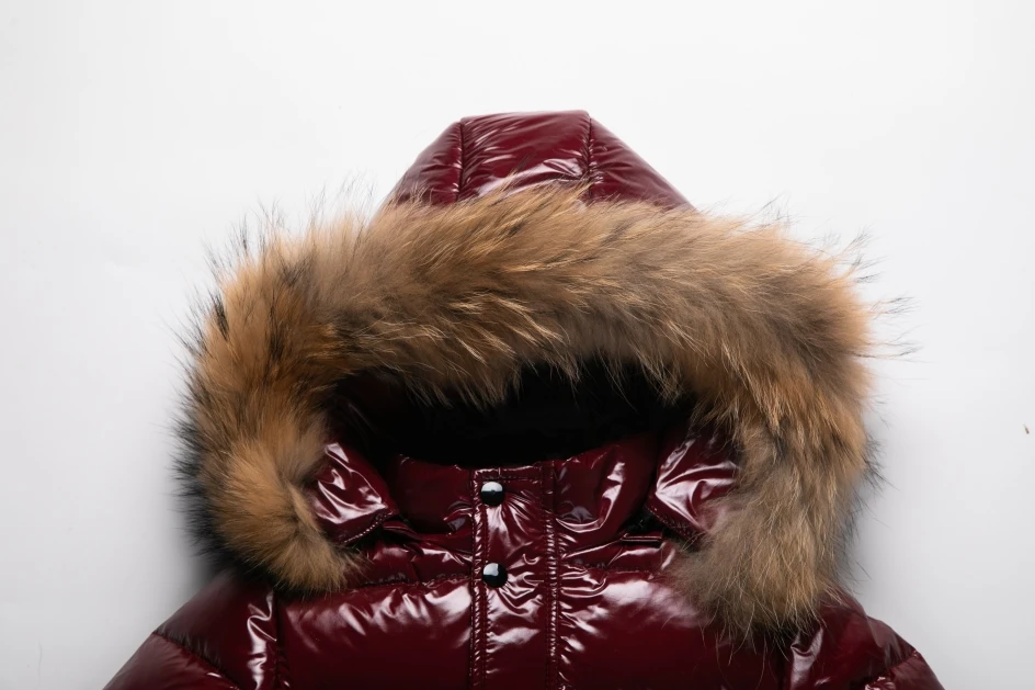 RAISE Winter 1-8 Jahre Kinder Jungen Parka Babys Mädchen Daunenjacken Wasserdicht Glänzend Echtpelz Verdicken Warme Jungen Oberbekleidung Mantel Outfit – Detail 12