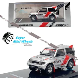 INNO64-Pajero進化ラダリートダイキャストモデルカーコレクション、限定版、ホビーおもちゃ、1:64