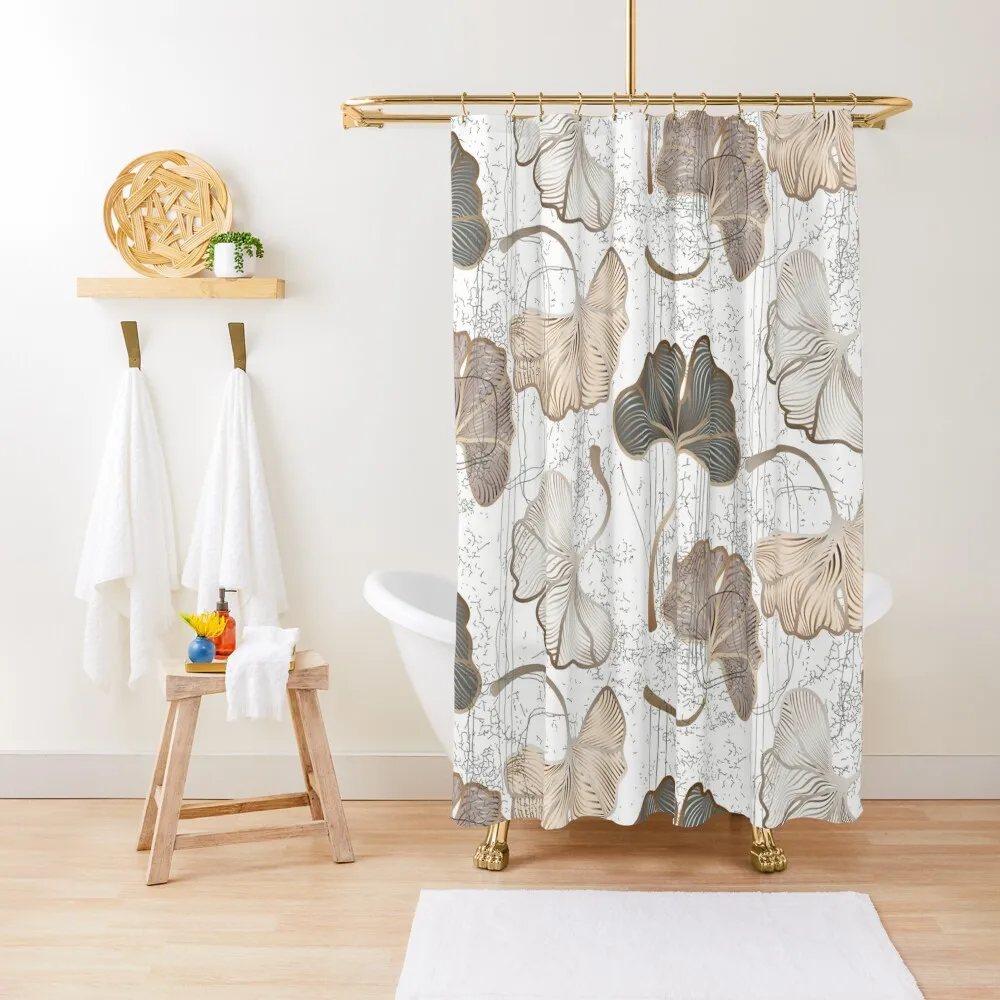 

Ginko leaves Shower Curtain Bathroom Decor Accessories For Shower And Services Funny Shower Curtain