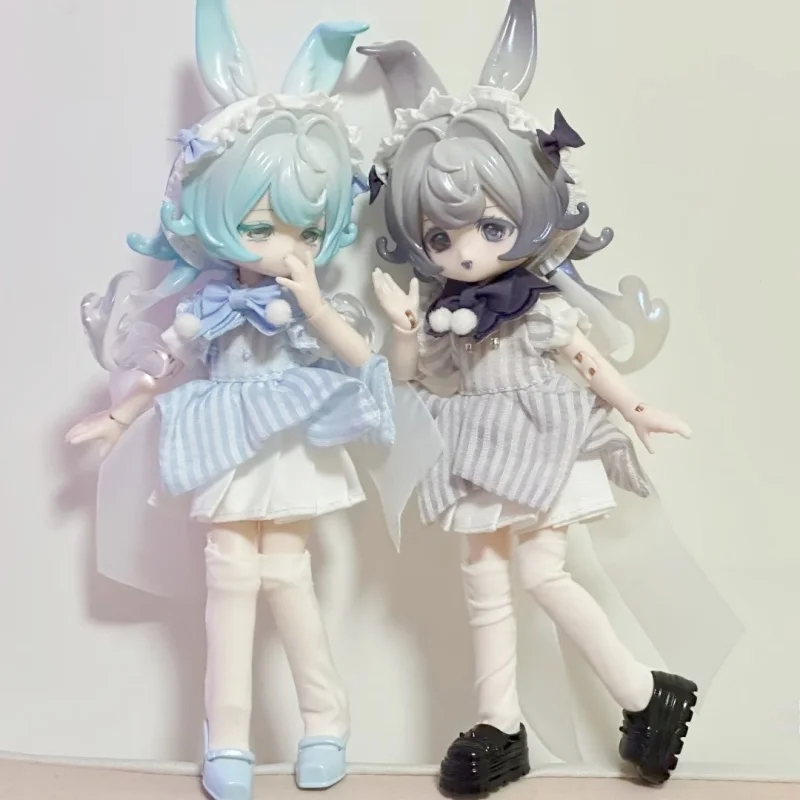 Come4free 1/12 bjd caixa cega bonnie estrela meteorológica série de linguagem kawaii coelho bjd desktop articulado figura de ação brinquedos