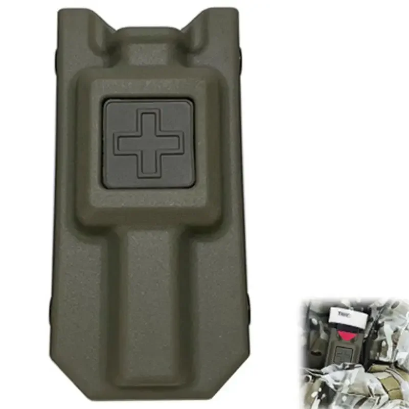 Tactical CAT Tourniquet Storage Box, Quick Pull Box, MOLLE Waist Hanging EMT Emergency Survival Medical Box, Outdoor Supplies