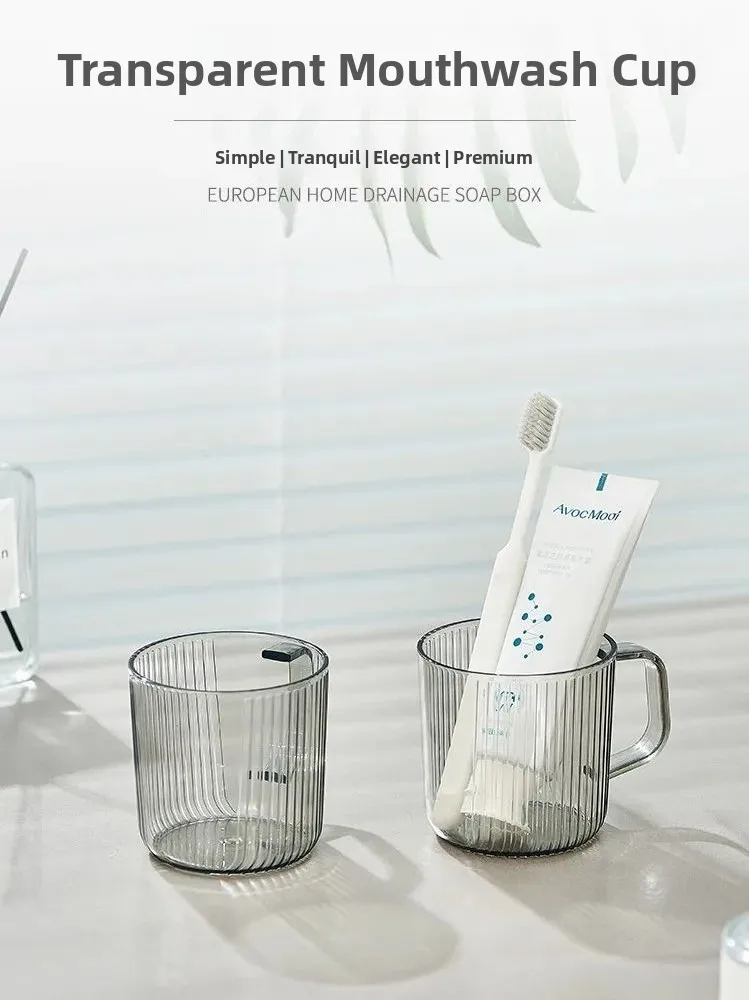 

Прозрачная чашка для зубов BDO, роскошная детская простая чашка для зубов, домашняя чашка для зубного цилиндра, чашка для ожидания, креативная чашка для домашних животных...