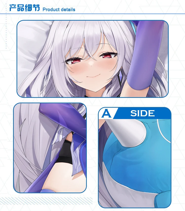 Skirk Dakimakura Genshin Impact Game Pillowcase Hugging Full Body Sexy Pillow Case Cushion Cover Home Bedding Decor Otaku Gift