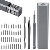 44 in 1 Precision Screwdriver Set with Pop Up Magnetic Metal Storage Box Magnetic Mini Precision Screwdriver Set for Watches