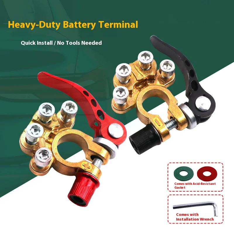 

12 В 24 В быстроразъемные кабели переключателей для пропускания автомобильного аккумулятора, типы клеммных разъемов, верхний провод, зажим, аксессуары