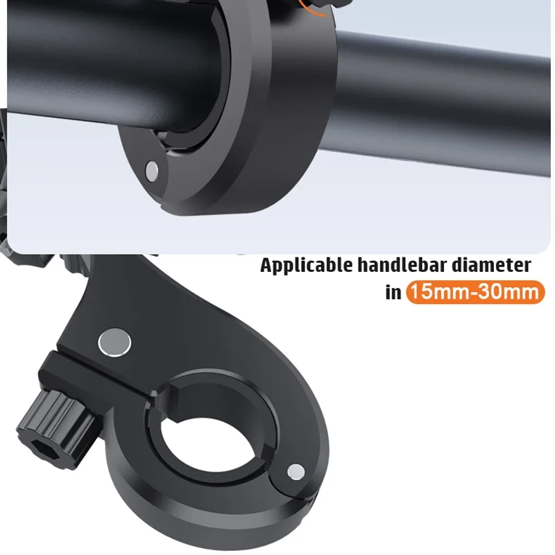 Держатель для телефона на мотоцикл и велосипед с амортизатором, противоударный руль для скутера, поддержка безопасности для Apple 14 Xiaomi Huawei Samsung