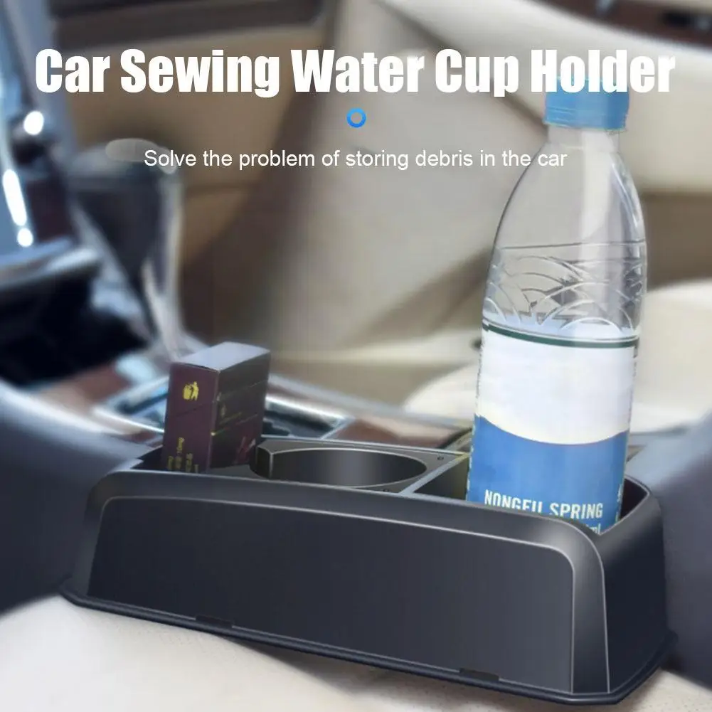 Universal Car Armrest Storage Box With Cup Holder Center Console Organizer Tissue Holder With Dual USB For Car Truck Off-Ro Y5S0