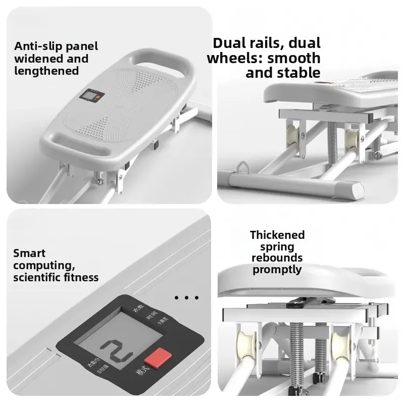 For 2 in 1 Waist Twisting and Sliding Machine Household Fitness Equipment for Leg Slimming Waist Shaping Fat Burning and