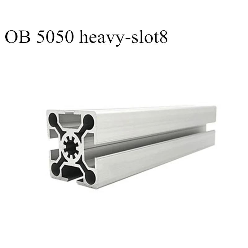 European Standard Aluminum Profile 5050 50100 6060 60120 8080 Industrial Aluminum Profile Machine Equipment Rack 150-1150mm