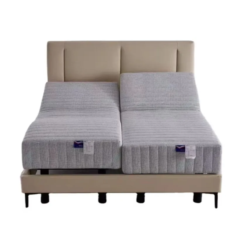 Split king Adjustable Bed with Mattress Oaken Motor Controllable Adjustable king Size Bed Frame with Mattress Base