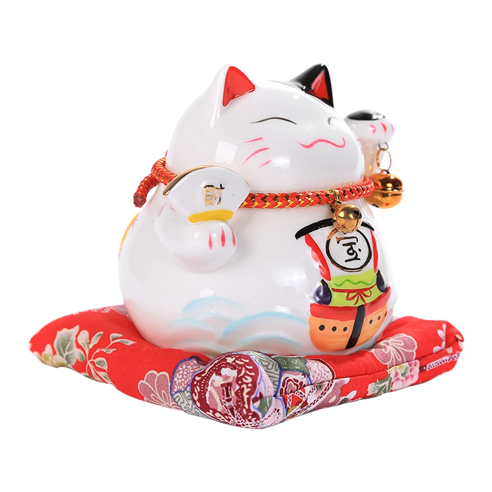 

Ceramic Cat Piggy Bank Desktop Coin Container Decorative Money Box Storage Jar Children Gift Savings Habit Financial